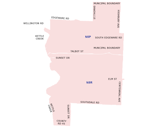 FSA Codes by Southwestern Ontario - Moving Tools – TopMoving.ca